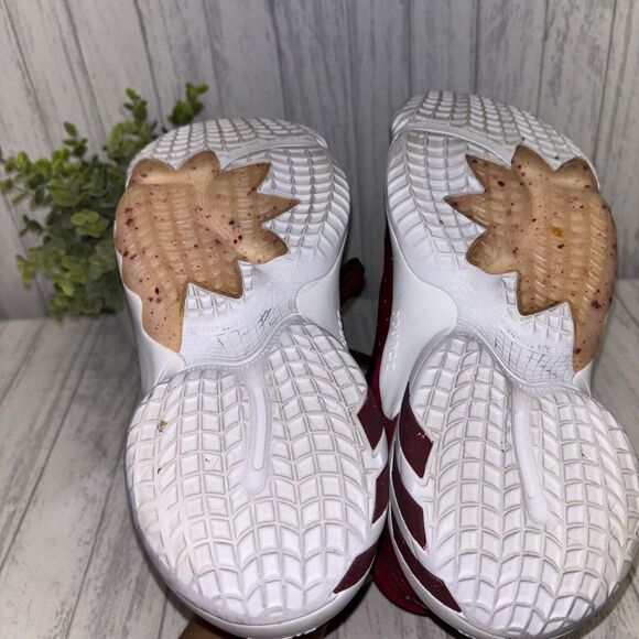 Mens Size 8 Adidas D.O.N. Issue 2 Maroon Sneakers - Picture 6 of 6